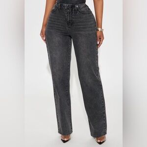 BRAND NEW - Fashion Nova - Straight Leg Jeans
